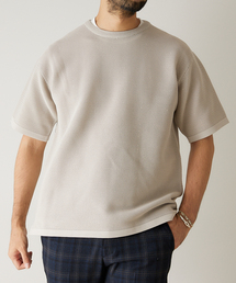【半袖ニット+カットソーの2点セット】リサイクルニット Tシャツ
