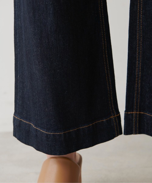 FREE'S MART(フリーズマート)の「【Sシリーズ対応】ベーシックワイドデニム(デニムパンツ・レディース・ダークネイビー/ブルー系その他3/インディゴブルー・MEDIUM/X-SMALL/SMALL)」の14枚目の写真