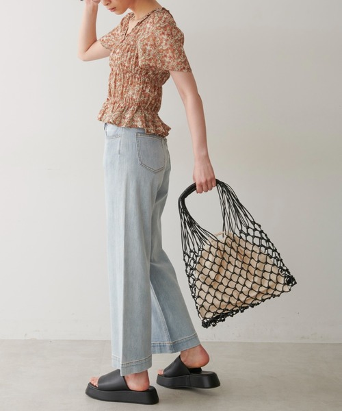 FREE'S MART(フリーズマート)の「【Sシリーズ対応】ベーシックワイドデニム(デニムパンツ・レディース・ダークネイビー/ブルー系その他3/インディゴブルー・MEDIUM/X-SMALL/SMALL)」の16枚目の写真