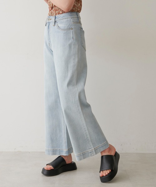 FREE'S MART(フリーズマート)の「【Sシリーズ対応】ベーシックワイドデニム(デニムパンツ・レディース・ダークネイビー/ブルー系その他3/インディゴブルー・MEDIUM/X-SMALL/SMALL)」の18枚目の写真