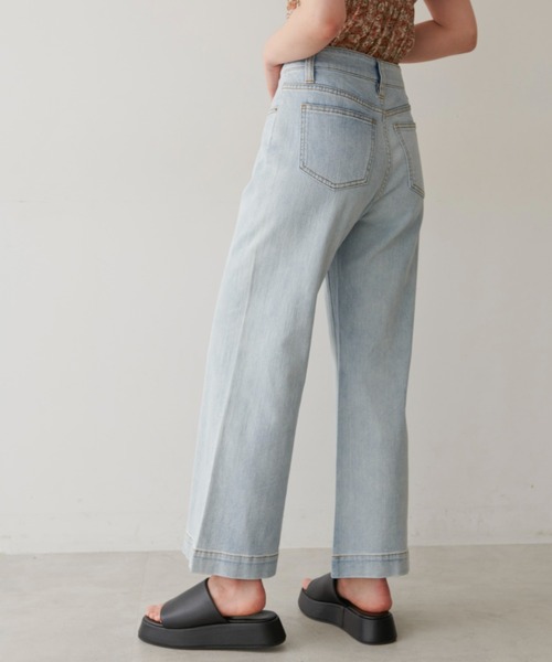 FREE'S MART(フリーズマート)の「【Sシリーズ対応】ベーシックワイドデニム(デニムパンツ・レディース・ダークネイビー/ブルー系その他3/インディゴブルー・MEDIUM/X-SMALL/SMALL)」の19枚目の写真