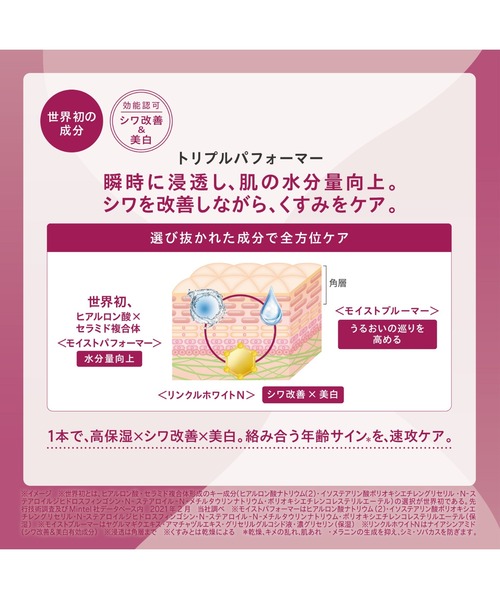 ONE BY KOSE（ワンバイコーセ―）の「医薬部外品 / ディープ ハイドレーター (ミニサイズ) 高保湿エイジングケア化粧水（化粧水・レディース・その他・FREE）」の6枚目の写真