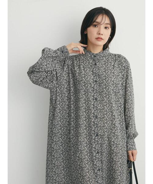 Green　Parks（グリーンパークス）の「スタンドカラーボリュームシャツワンピース（ワンピース・レディース・ブラック/イエロー/グリーン/その他14・FREE）」の16枚目の写真