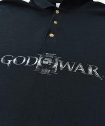 【ヴィンテージ古着】PlayStation プレイステーション God of War / ゴッド・オブ・ウォー ロゴプリント 半袖 ポロシャツ