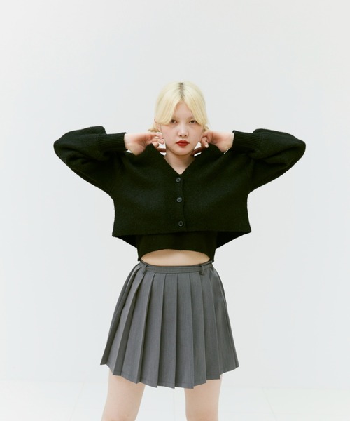 17HR（セブンティーンアワーズ）の「ボリュームスリーブショートカーディガン（カーディガン/ボレロ・レディース・ホワイト/ブラック/ブルー・FREE）」の13枚目の写真