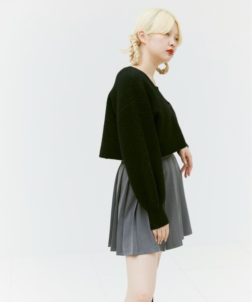 17HR（セブンティーンアワーズ）の「ボリュームスリーブショートカーディガン（カーディガン/ボレロ・レディース・ホワイト/ブラック/ブルー・FREE）」の17枚目の写真