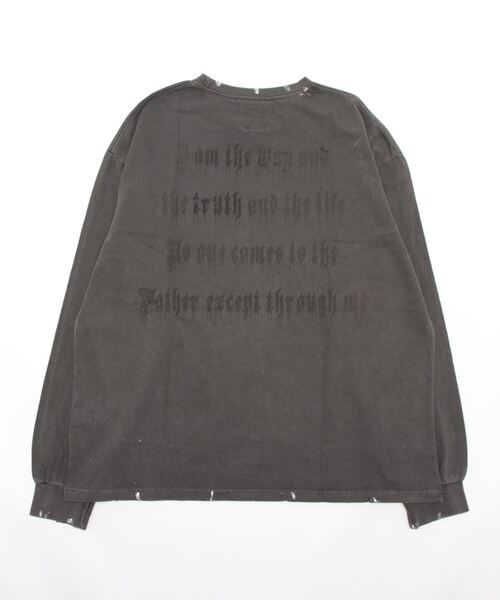 CLUB PARK（クラブパーク）の「SOMEIT/サミット/J146 LS Vintage SweatShirts/プルオーバースウェット（Tシャツ/カットソー・メンズ・ホワイト/チャコール・M/L/XL）」の3枚目の写真