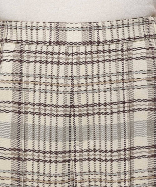 LEPSIM（レプシィム）の「【6つの嬉しい機能付き】ハタラク7DAYSチェックストレートパンツ 2022冬　288384（スラックス・レディース・グリーン/ブラウン/グレイッシュベージュ・MEDIUM/LARGE/SMALL/X-SMALL/X-LARGE）」の18枚目の写真