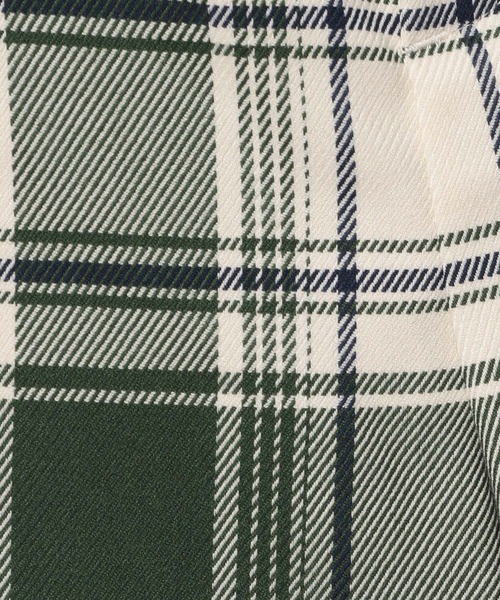 LEPSIM（レプシィム）の「【6つの嬉しい機能付き】ハタラク7DAYSチェックストレートパンツ 2022冬　288384（スラックス・レディース・グリーン/ブラウン/グレイッシュベージュ・MEDIUM/LARGE/SMALL/X-SMALL/X-LARGE）」の7枚目の写真