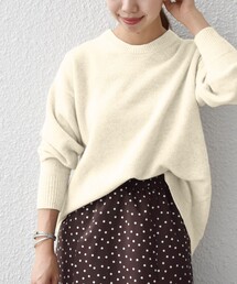 SHIPS any: AQUA ニット クルーネック プルオーバー◇