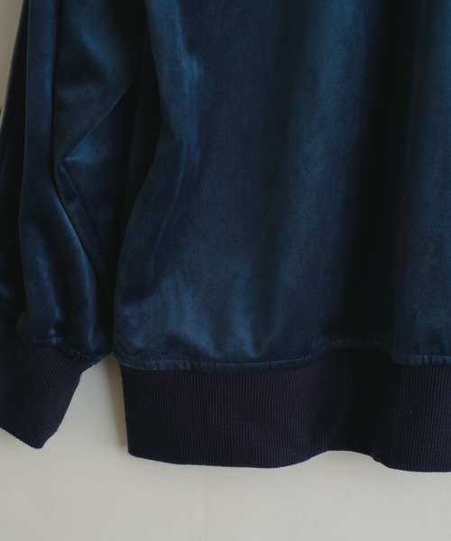 WHIMSIC（ウィムジック）の「【UNISEX】ベロアパイピングトラックジャケット（その他アウター・メンズ・グリーン/ブルー/ベージュ/オリーブ・FREE）」の21枚目の写真