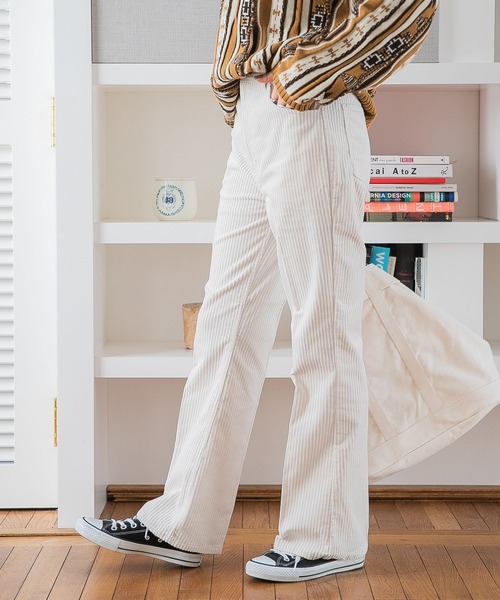 RAGEBLUE（レイジブルー）の「コーデュロイフレアパンツ（スラックス