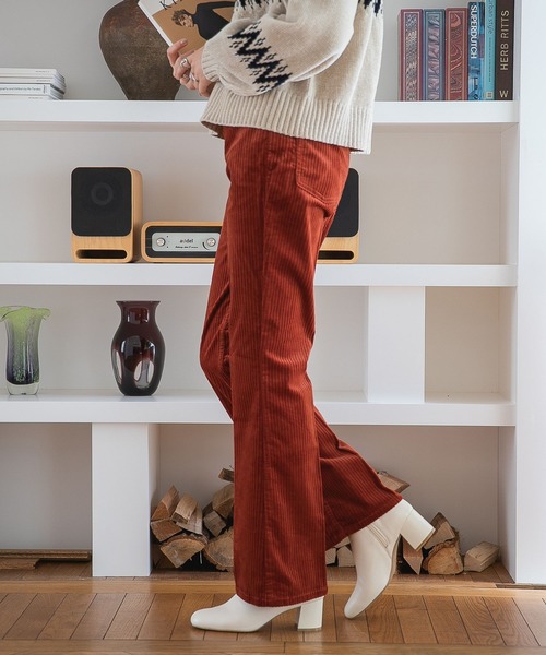 RAGEBLUE（レイジブルー）の「コーデュロイフレアパンツ（スラックス