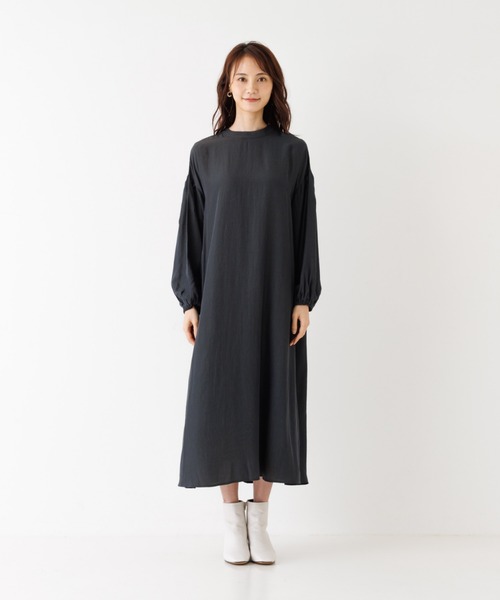 abahouse mavie(アバハウスマヴィ)の「袖ボリュームワンピース&ニットベストセット(ワンピース・レディース・ベージュ/カーキ/チャコールグレー/モスグリーン・フリー)」の18枚目の写真