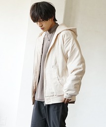【MinoriTY】コーデュロイ フード/フーディー ジップ アクティブアウター 春服 冬服 ブルゾン メンズ