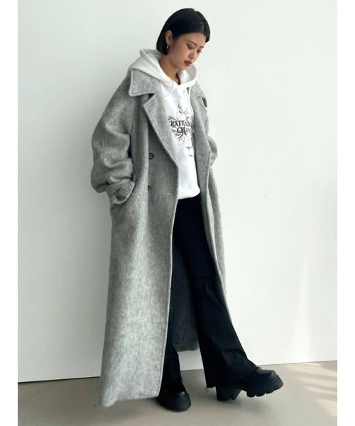 EMODA（エモダ）の「ハイポケットハイウエストフレアパギンス（デニムパンツ・レディース・ブラック/ライトブルー/インディゴブルー・X-SMALL/SMALL/MEDIUM）」の18枚目の写真