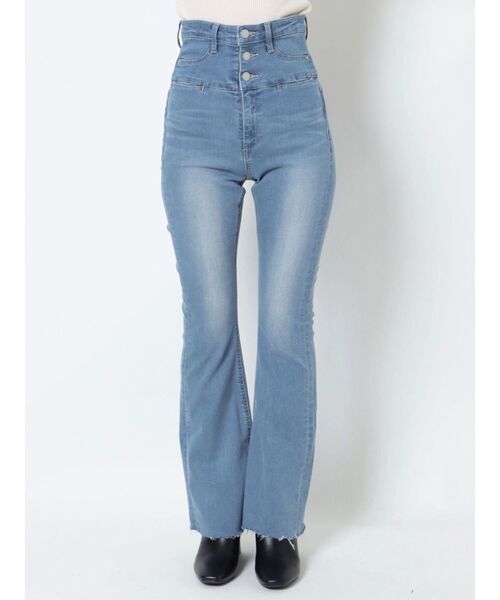 EMODA（エモダ）の「ハイポケットハイウエストフレアパギンス