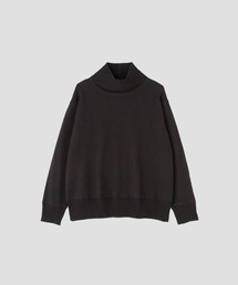 美品 MHL ROUGH WOOL HEMP タートルネックニット M 黒 MHL. タートルネックニット ROUGH WOOL HEMP ブラック L