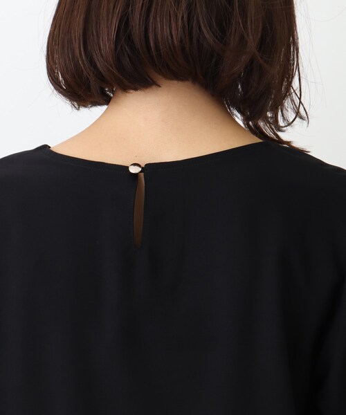 SHOO・LA・RUE（シューラルー）の「◆【S-3L】軽やかに上品に ボトムプリーツワンピース（ワンピース・レディース・ブラック系2/ブラック系5・04/03/02/01/05）」の17枚目の写真