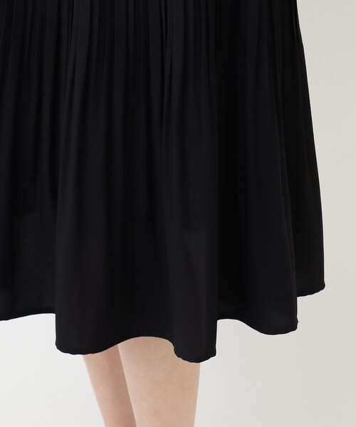 SHOO・LA・RUE（シューラルー）の「◆【S-3L】軽やかに上品に ボトムプリーツワンピース（ワンピース・レディース・ブラック系2/ブラック系5・04/03/02/01/05）」の20枚目の写真