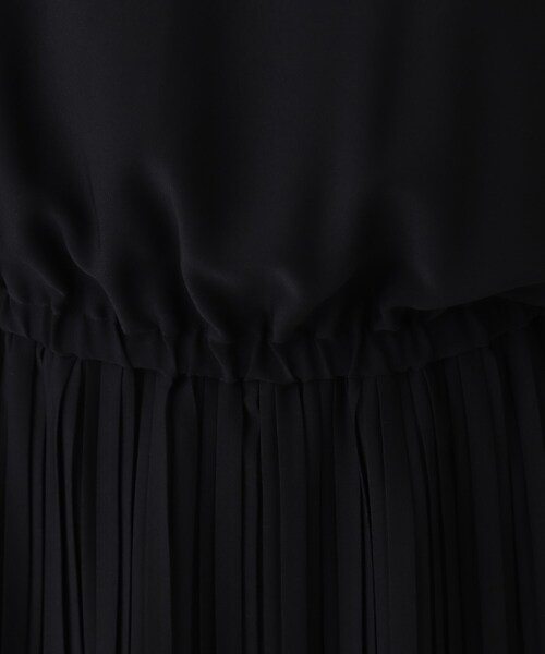 SHOO・LA・RUE（シューラルー）の「◆【S-3L】軽やかに上品に ボトムプリーツワンピース（ワンピース・レディース・ブラック系2/ブラック系5・04/03/02/01/05）」の21枚目の写真