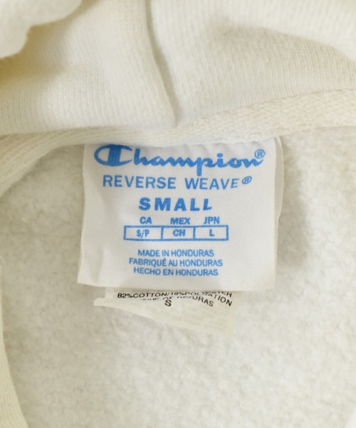 Champion(チャンピオン)の「【ヴィンテージ古着】Champion / チャンピオン REVERSE WEAVE ロゴ刺繍 プルオーバーパーカー(パーカー・メンズ・ホワイト・SMALL)」の4枚目の写真