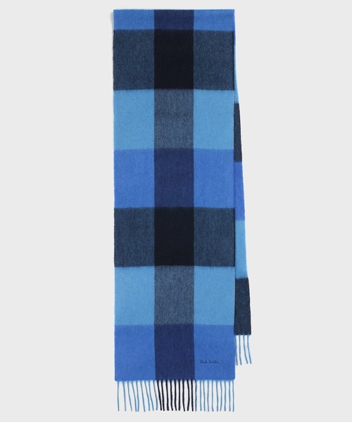 ブロックチェック カシミヤマフラー 2407 Ca マフラー Paul Smith ポールスミス のファッション通販 Zozotown