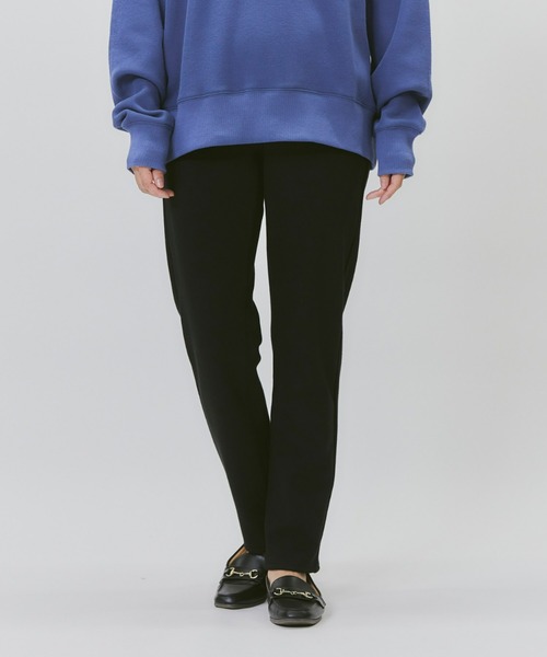 HONEYSUCKLE ROSE（ハニーサックルローズ）の「【HONEYSUCKLE ROSE】「MOCOMOCO」あったか裏シャギーテーパードパンツ（その他パンツ・レディース・ダークインディゴブルー/ブラック・XL/L/S/XS/M）」の2枚目の写真