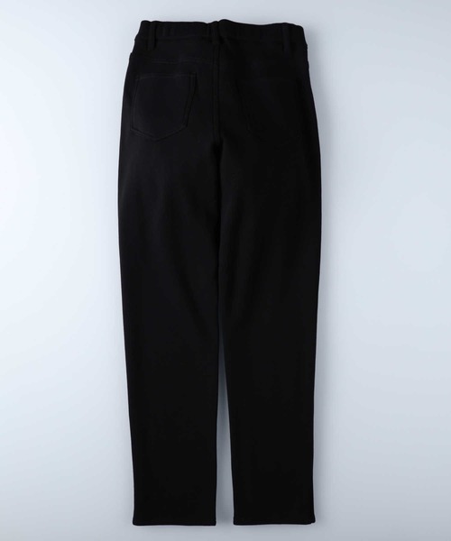 HONEYSUCKLE ROSE（ハニーサックルローズ）の「【HONEYSUCKLE ROSE】「MOCOMOCO」あったか裏シャギーテーパードパンツ（その他パンツ・レディース・ダークインディゴブルー/ブラック・XL/L/S/XS/M）」の9枚目の写真