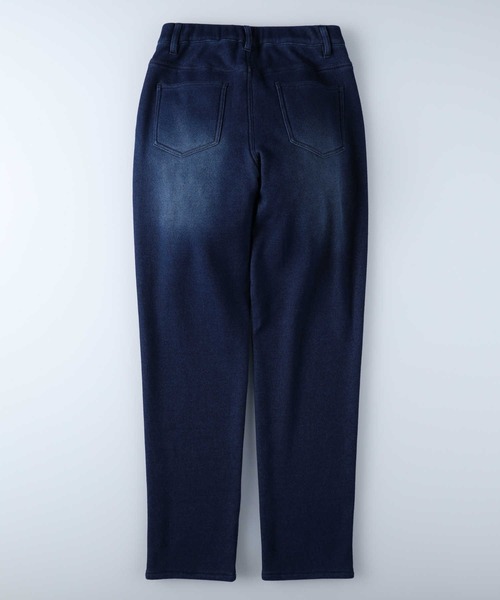 HONEYSUCKLE ROSE（ハニーサックルローズ）の「【HONEYSUCKLE ROSE】「MOCOMOCO」あったか裏シャギーテーパードパンツ（その他パンツ・レディース・ダークインディゴブルー/ブラック・XL/L/S/XS/M）」の3枚目の写真