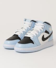 JORDAN BRAND | JORDAN BRAND 225-25AIRJORDAN 1 MID GS エア ジョーダン 1 MID GS K555112B #401IBLUE/BLACK(スニーカー)