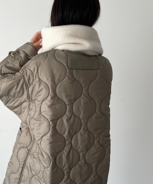 CANAL JEAN（キャナルジーン）の「El mar(エルマール) 起毛マフラー（マフラー・レディース・アイボリー/グレー/ブルー/モカ・ONE SIZE）」の6枚目の写真