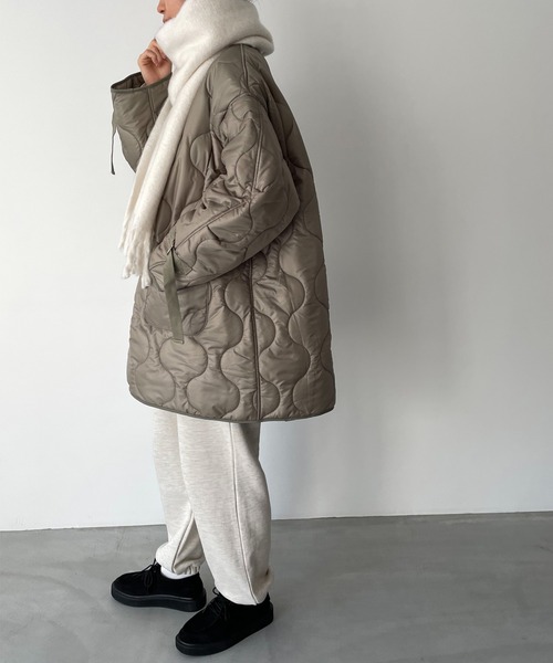 CANAL JEAN（キャナルジーン）の「El mar(エルマール) 起毛マフラー（マフラー・レディース・アイボリー/グレー/ブルー/モカ・ONE SIZE）」の5枚目の写真