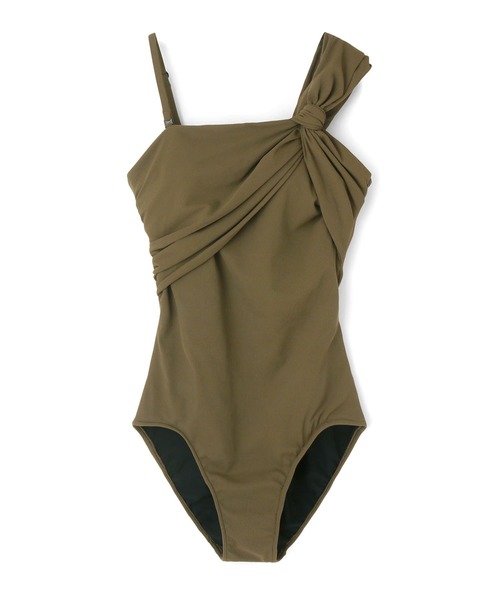 San-ai Resort 三愛水着楽園(サンアイリゾート サンアイミズギラクエン)の「インポートファブリック ワンピース水着 9M・11L【San-ai Resort(サンアイリゾート)】(水着・レディース・ブラック/ブラウン/カーキ・9号/11号)」の21枚目の写真