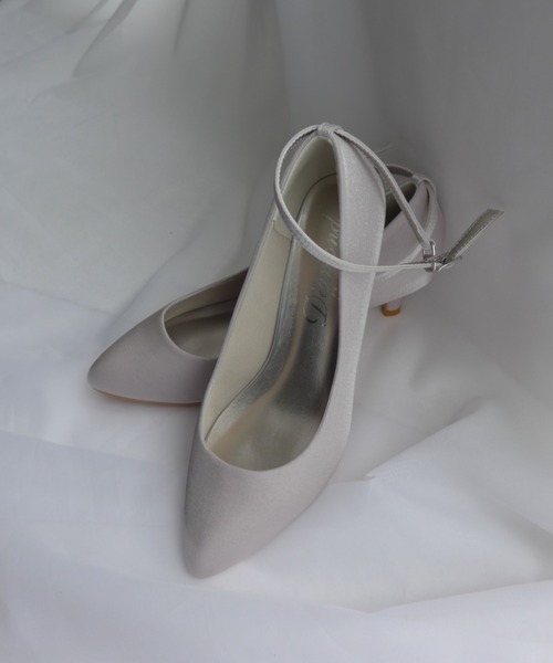 Dorry Doll(ドリードール)の「シンプルプレーンローヒールポインテッドトゥパンプス ストラップ付き(パンプス・レディース・ベージュ/シルバー/ブラック・M/LL/L/S)」の15枚目の写真