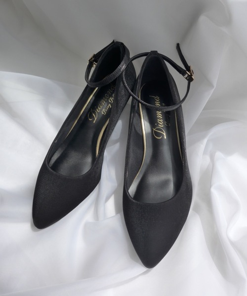 Dorry Doll(ドリードール)の「シンプルプレーンローヒールポインテッドトゥパンプス ストラップ付き(パンプス・レディース・ベージュ/シルバー/ブラック・M/LL/L/S)」の10枚目の写真