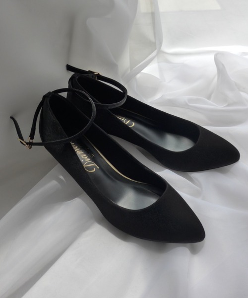 Dorry Doll(ドリードール)の「シンプルプレーンローヒールポインテッドトゥパンプス ストラップ付き(パンプス・レディース・ベージュ/シルバー/ブラック・M/LL/L/S)」の16枚目の写真