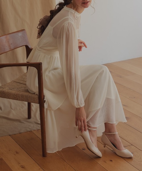 Dorry Dollシンプルプレーンローヒールポインテッドトゥパンプス Dorry Doll パンプス シンプルプレーンローヒールポインテッド