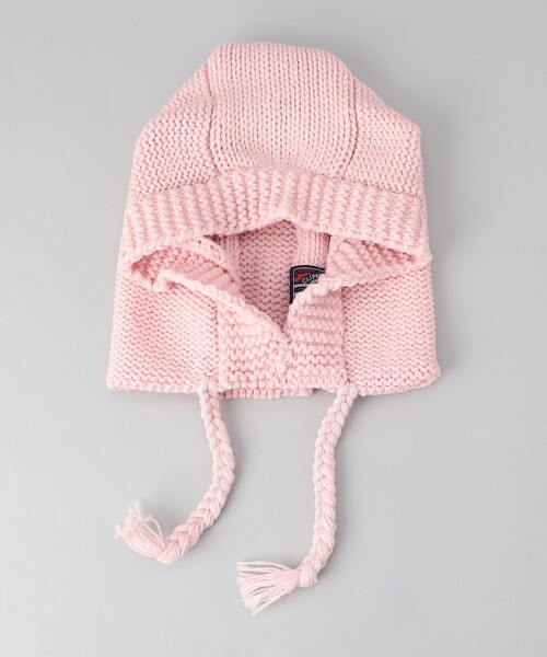 CLIPPER CASUALS（クリッパーカジュアル）の「CLIPPER CASUALS/クリッパーカジュアル HOOD / フードキャップ（ニットキャップ/ビーニー・レディース・ピンク/グリーン/オフホワイト/ブラック・ONE SIZE）」の4枚目の写真