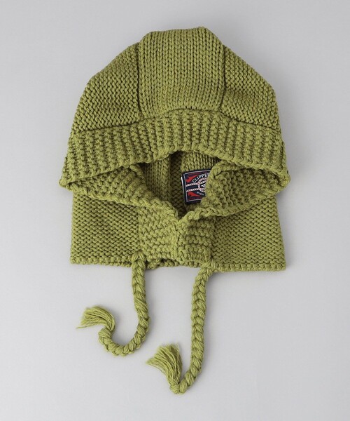 CLIPPER CASUALS（クリッパーカジュアル）の「CLIPPER CASUALS/クリッパーカジュアル HOOD / フードキャップ（ニットキャップ/ビーニー・レディース・ピンク/グリーン/オフホワイト/ブラック・ONE SIZE）」の3枚目の写真