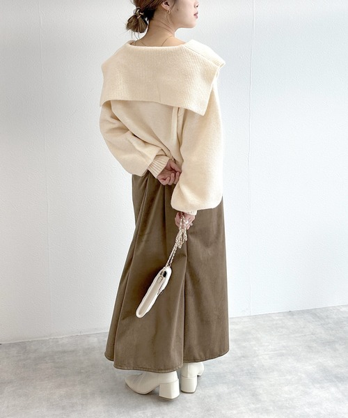 w closet（ダブルクローゼット）の「セーラー衿ショートプルオーバー