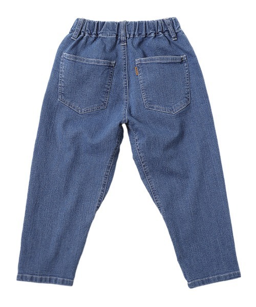 devirock(デビロック)の「楽デニム ペグトップパンツ(デニムパンツ・キッズ・ワンウォッシュ/サックスブルー/ネイビー・100cm/110cm/120cm/130cm/140cm/150cm/160cm)」の9枚目の写真