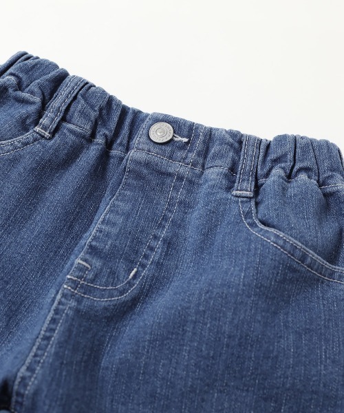 devirock(デビロック)の「楽デニム ペグトップパンツ(デニムパンツ・キッズ・ワンウォッシュ/サックスブルー/ネイビー・100cm/110cm/120cm/130cm/140cm/150cm/160cm)」の10枚目の写真