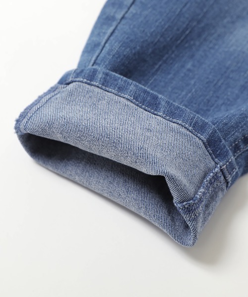 devirock(デビロック)の「楽デニム ペグトップパンツ(デニムパンツ・キッズ・ワンウォッシュ/サックスブルー/ネイビー・100cm/110cm/120cm/130cm/140cm/150cm/160cm)」の14枚目の写真