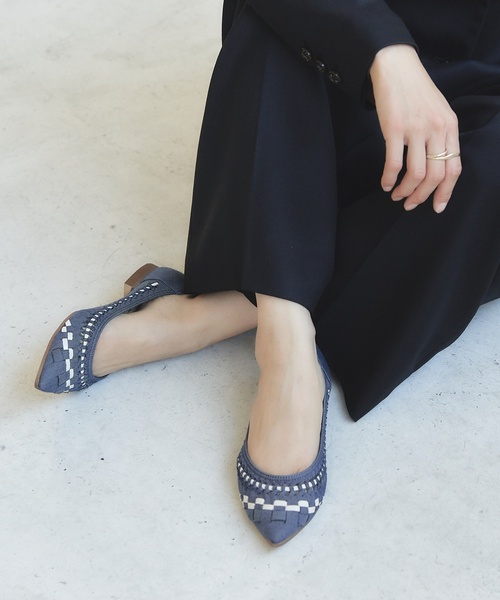 LE TALON（ルタロン）の「ポインテッドサシメッシュフラット（その他シューズ・レディース・ダークブルー・22cm/22.5cm/23cm/23.5cm/24cm/24.5cm/25cm/25.5cm）」の9枚目の写真