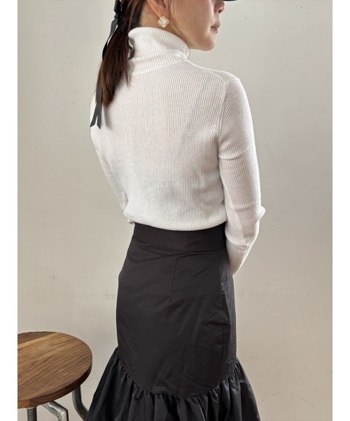 Day and Grade（デイアンドグレイド）の「オリジナルシェルボタンニット（ニット/セーター・レディース・パープル/ブラック/ホワイト・FREE）」の11枚目の写真