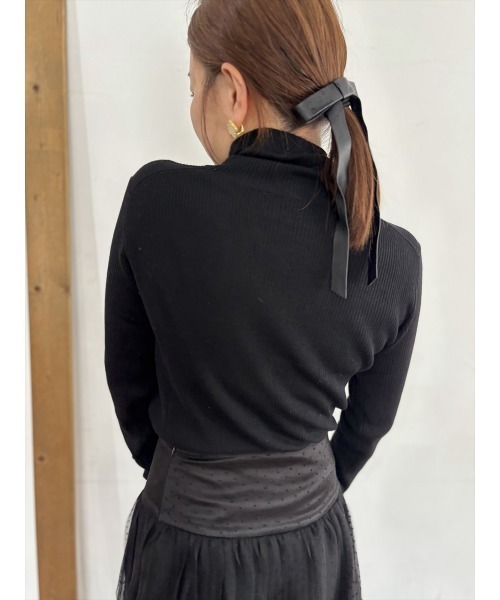 Day and Grade（デイアンドグレイド）の「オリジナルシェルボタンニット（ニット/セーター・レディース・パープル/ブラック/ホワイト・FREE）」の14枚目の写真