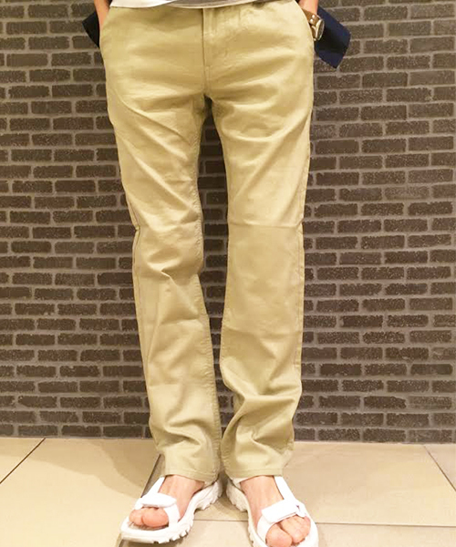 CIAOPANIC TYPY（チャオパニックティピー）の「綿麻コードリブパンツ（その他パンツ・メンズ・ホワイト/ベージュ/ネイビー/ブラック/ブルー・LARGE/MEDIUM/SMALL）」の3枚目の写真