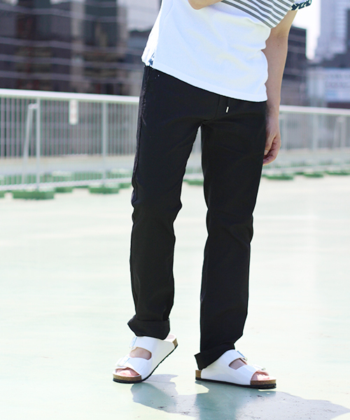 CIAOPANIC TYPY（チャオパニックティピー）の「綿麻コードリブパンツ（その他パンツ・メンズ・ホワイト/ベージュ/ネイビー/ブラック/ブルー・LARGE/MEDIUM/SMALL）」の2枚目の写真