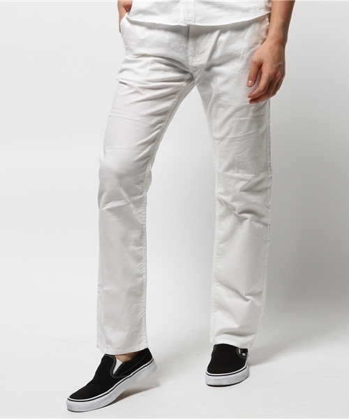 CIAOPANIC TYPY（チャオパニックティピー）の「綿麻コードリブパンツ（その他パンツ・メンズ・ホワイト/ベージュ/ネイビー/ブラック/ブルー・LARGE/MEDIUM/SMALL）」の6枚目の写真